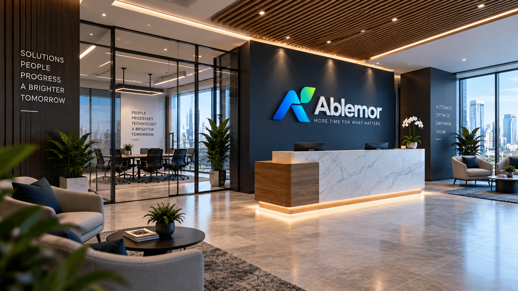 Modern Ablemor workplace